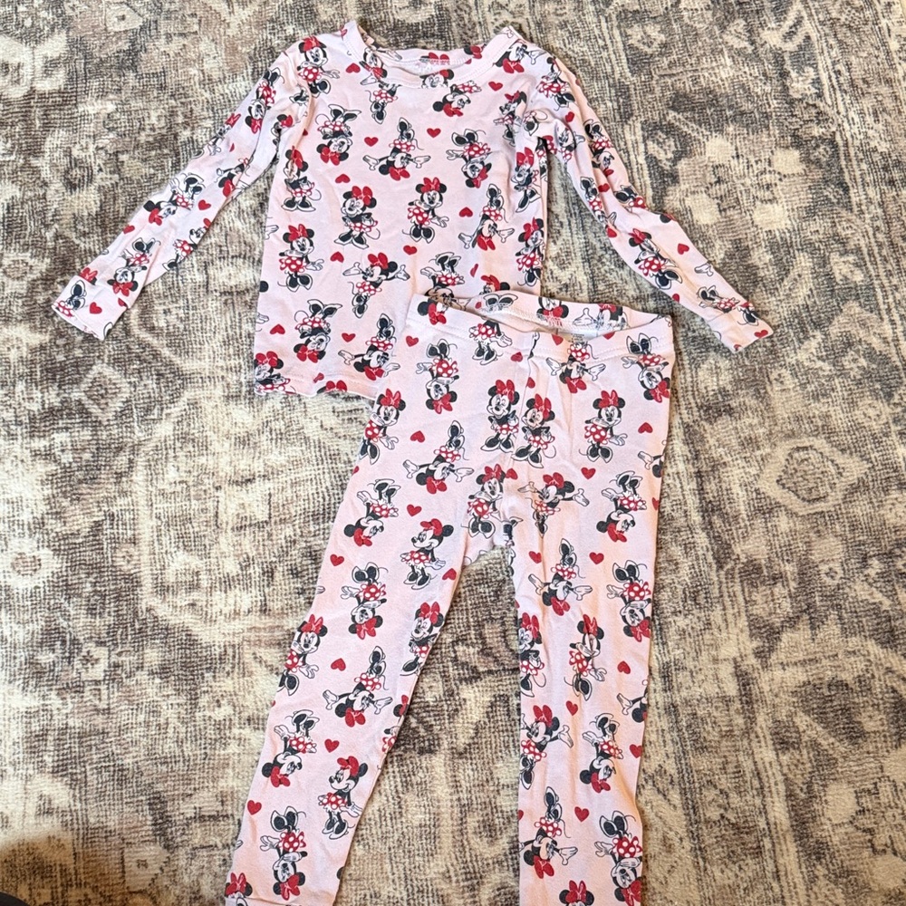 GAP Kids Pajama Set - Pink and Red Minnie Mouse